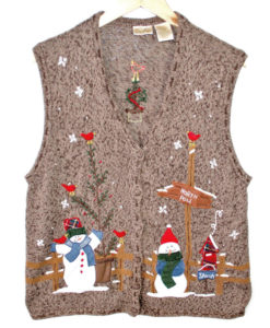 I'm Dreaming Of A Brown Christmas Ugly Sweater Vest