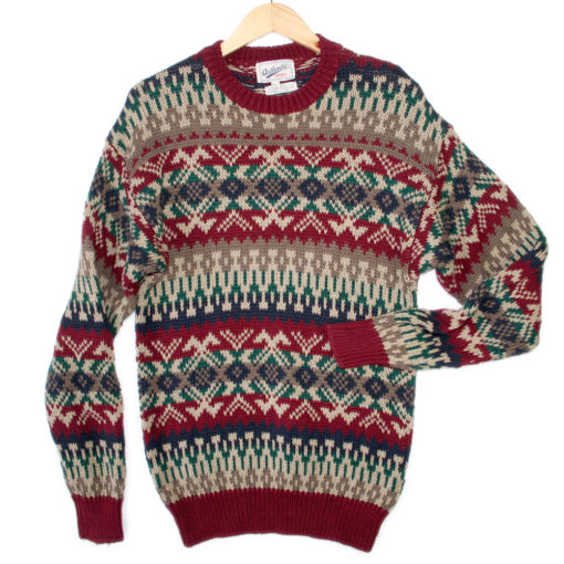 Oversized Slouchy Men's Ugly Ski Sweater - The Ugly Sweater Shop