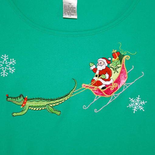Rudolph The Red Nosed... Gator? Tacky Ugly Christmas Shirt