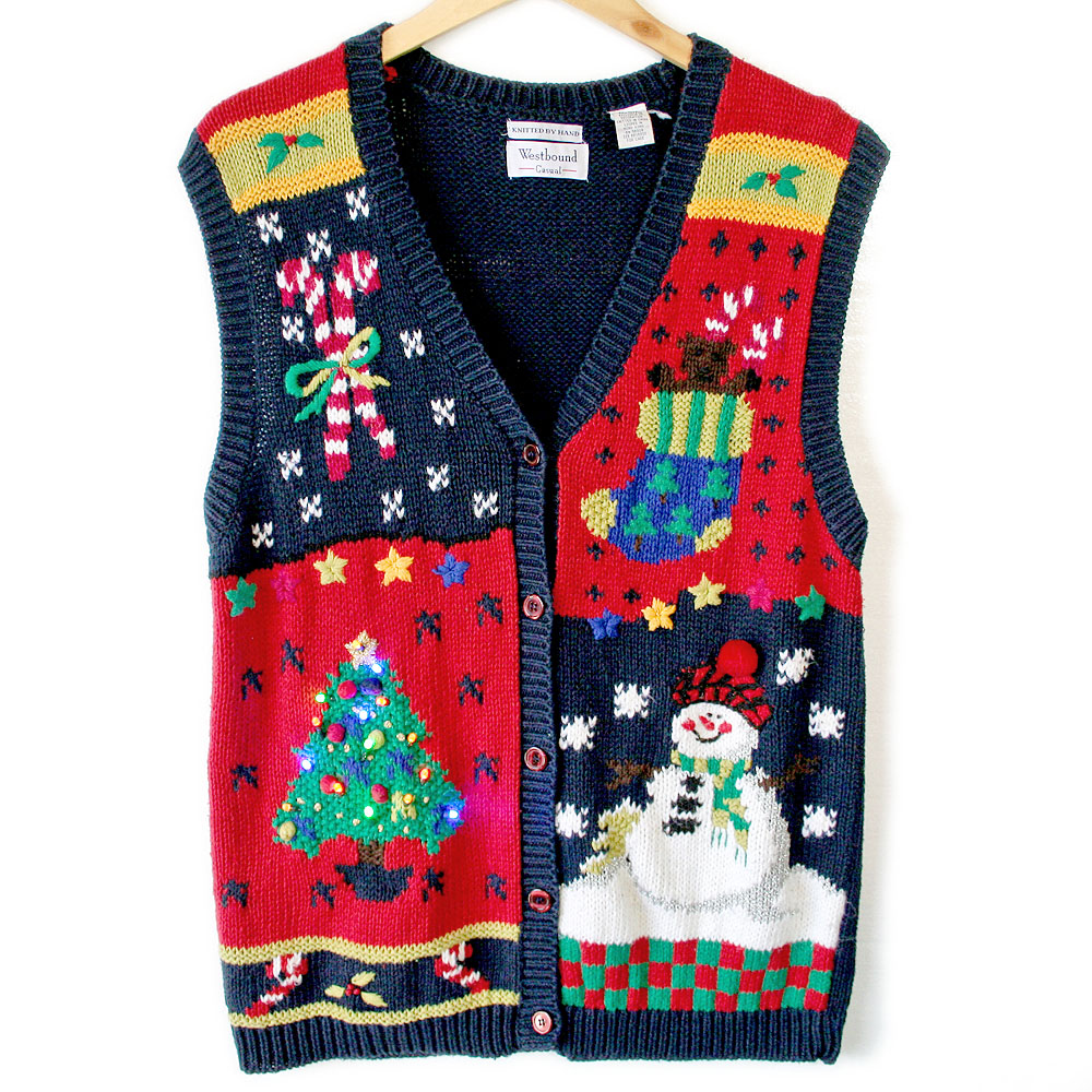 Sweater vest. Ugly Sweaters 90s.