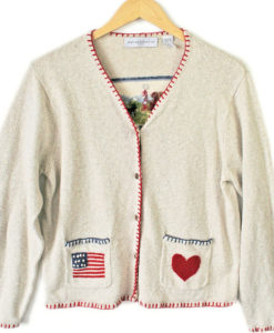 Amish Love USA Patriotic Country Ugly Sweater