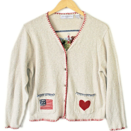 Amish Love USA Patriotic Country Ugly Sweater