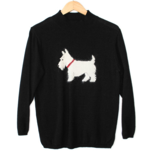 Westie / Highland Terrier Fuzzy Dog Ugly Sweater