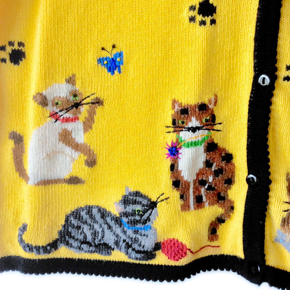 ugly yellow sweater