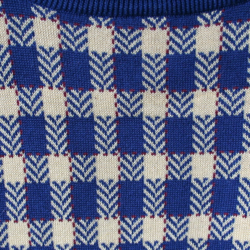 Checkerboard Tablecloth Tacky Ugly Golf Sweater