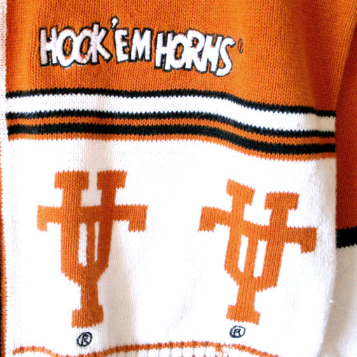 Hook 'em! UT University of Texas Longhorns Tacky Ugly Sweater