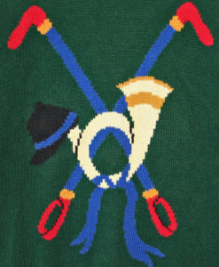 Me So Horn-y Riding Crop Tacky Equestrian Ugly Sweater