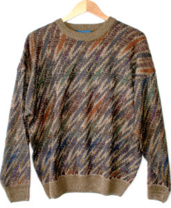 Seismograph Gone Wild Tacky Ugly Cosby Sweater - New!