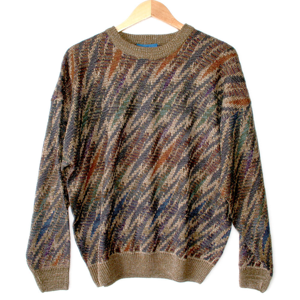 Seismograph Gone Wild Tacky Ugly Cosby Sweater - New! - The Ugly ...