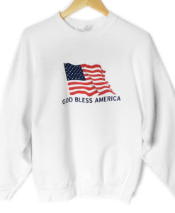 God Bless America USA Party Tacky Ugly Grandpa Sweatshirt
