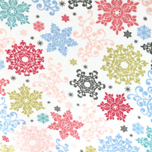 Pastel Snowflakes Tacky Ugly Christmas Turtleneck