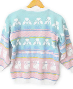Vintage-80s-Sparkle-Cats-Pastel-Tacky-Ugly-Sweater