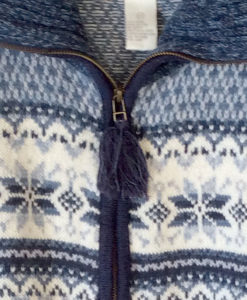 Frozen Blue Icicles Tacky Ugly Christmas Sweater