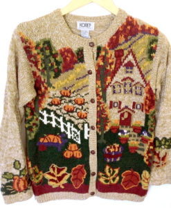 Home For Thanksgiving Tacky Ugly Holiday Sweater