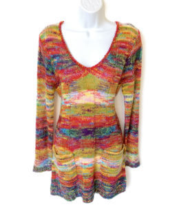 "My Crayons Melted" Soft Ugly Sweater Dress - New!