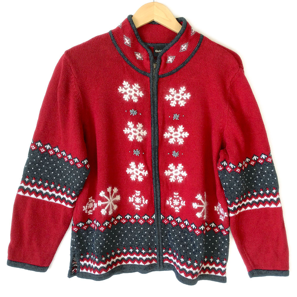 Nordic Nehru Jacket Style Tacky Ugly Christmas Sweater - The Ugly ...