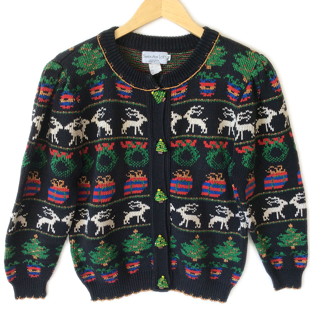 Vintage 80s 8-Bit Tacky Ugly Christmas Sweater - The Ugly Sweater Shop