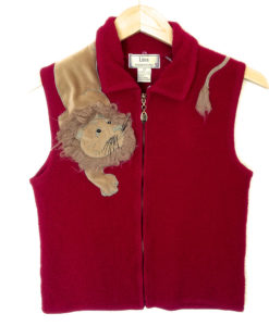You Know I Aint Lion About This Boiled Wool Ugly Vest