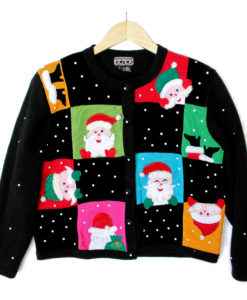 Berek Dismembered Santas Tacky Ugly Christmas Sweater