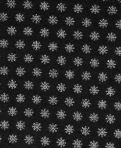 Black Snowflake Tacky Ugly Christmas Turtleneck