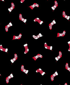 Christmas Stockings Tacky Ugly Black Turtleneck