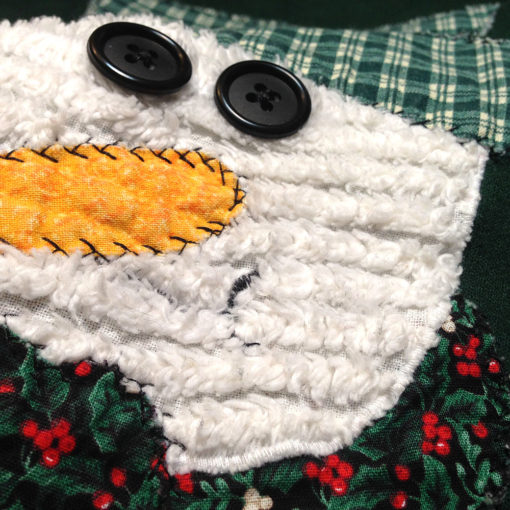 DIY Ratty Face Snowman Tacky Ugly Christmas Sweatshirt