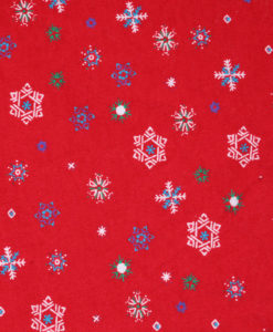 Red Snowflakes Tacky Ugly Christmas Turtleneck