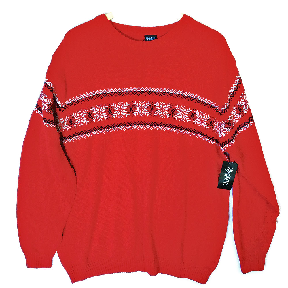 Snowflake Treadmarks Men's Ugly Christmas Sweater - New! - The Ugly ...