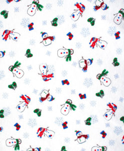 Snowmen and Mittens Tacky Ugly Christmas Mock Turtleneck