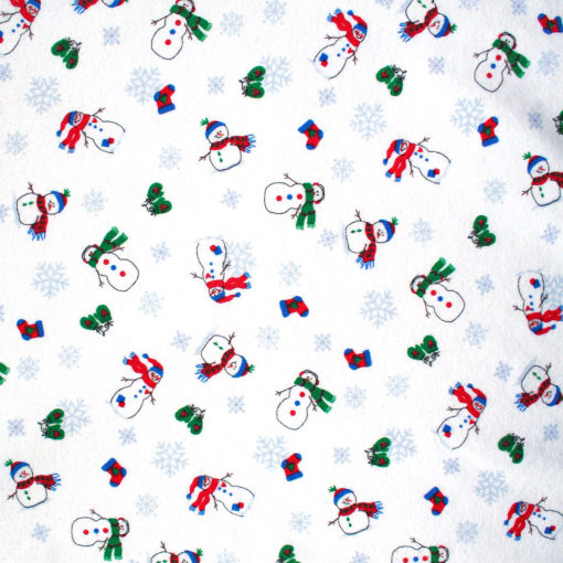 Snowmen and Mittens Tacky Ugly Christmas Mock Turtleneck