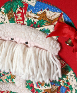 DIY Shaggy Beard Hawaiian Santa Tacky Ugly Christmas Sweatshirt