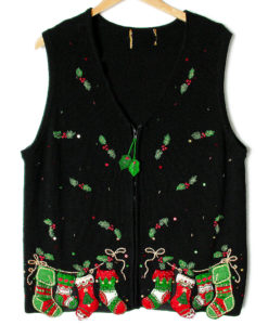 Depression Holly-days Tacky Ugly Christmas Sweater Vest