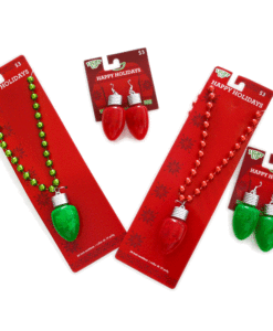 Light Up Ugly Christmas Jewelry (Earrings or Necklace)