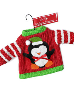 Penguin Ugly Christmas Sweater Ornament
