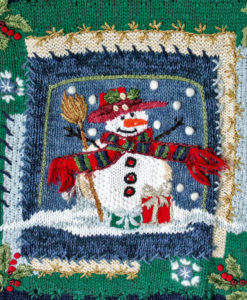 Photo of Snowman Tacky Ugly Christmas Sweater