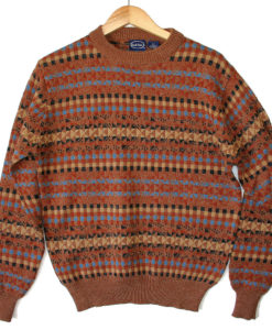 Brown Exploding Check Ugly Huxtable / Cosby Sweater