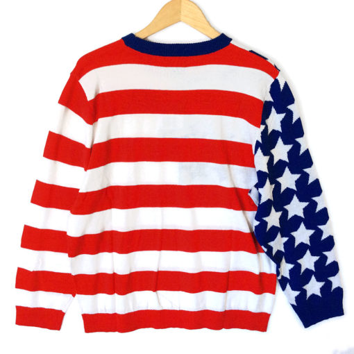 Alex Stevens 'Murica Patriotic USA Flag Ugly Sweater