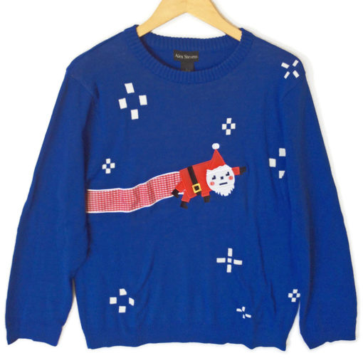 Alex Stevens Nyan Santa Tacky Ugly Christmas Sweater