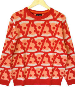 Alex Stevens Pepperoni Pizza Ugly Sweater