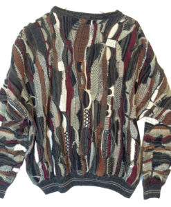 Autumn Colors Textured Tacky Ugly Huxtable / Cosby Sweater