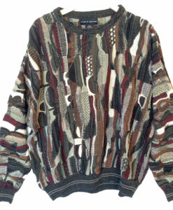 Autumn Colors Textured Tacky Ugly Huxtable / Cosby Sweater