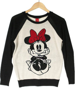 Disney Minnie Mouse Thin Lightweight Ugly Sweater