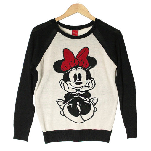 Disney Minnie Mouse Thin Lightweight Ugly Sweater