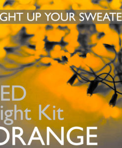 led light kits from the ugly sweater shop orange