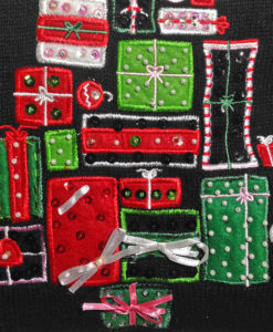Christmas Tree of Presents Tacky Ugly Holiday Sweater