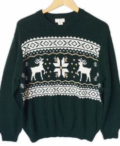 Nordic Reindeer + Snowflake Ski or Ugly Christmas Sweater