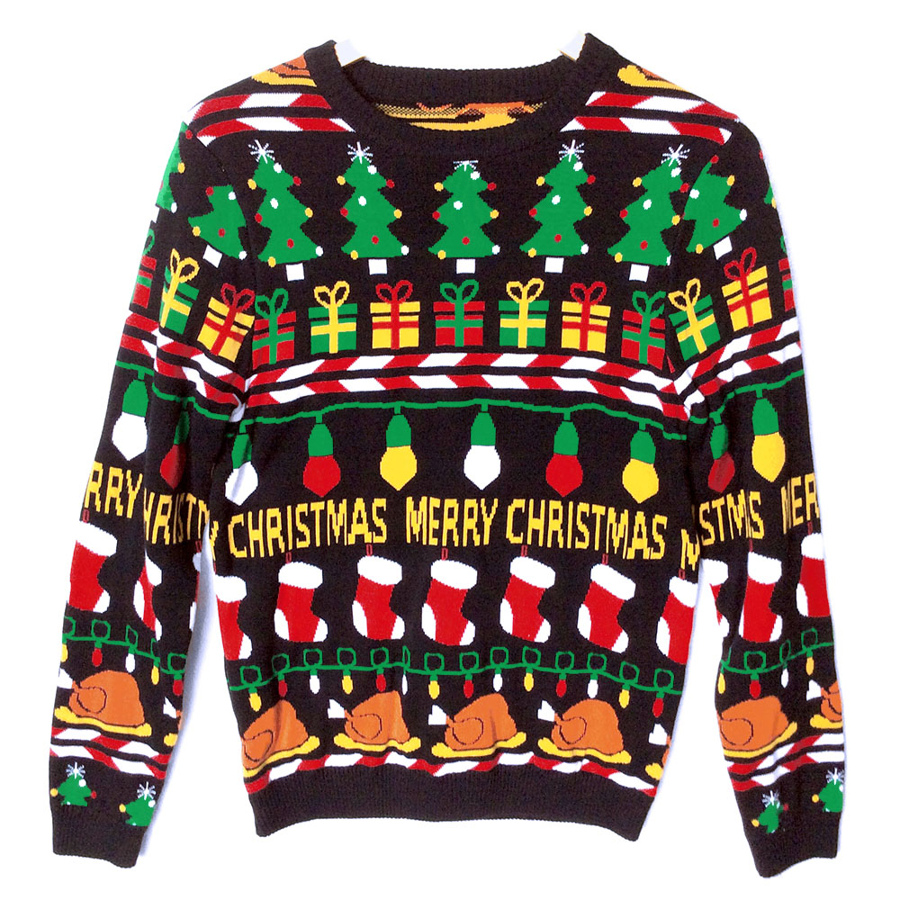 Turkey for Christmas Tacky Ugly Christmas Sweater - The Ugly Sweater Shop