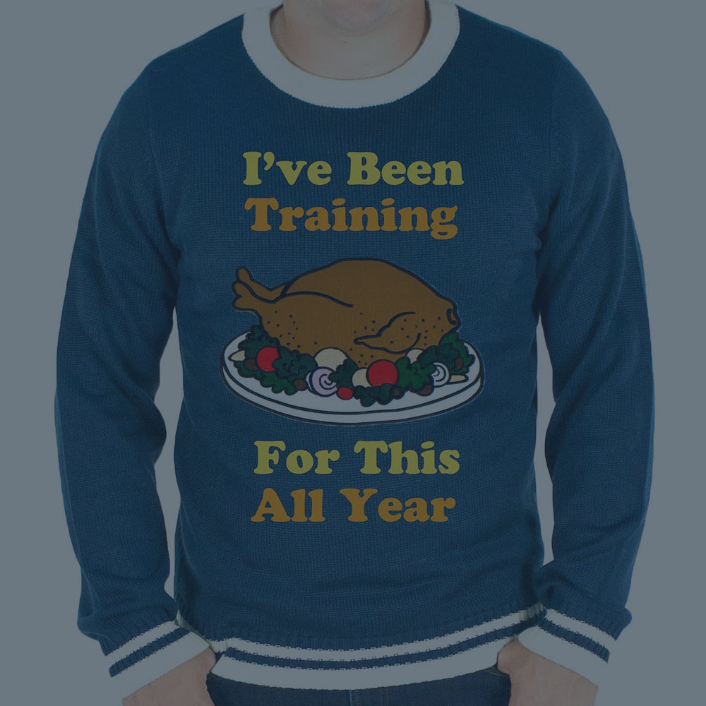 ugly thanksgiving sweater in men's sizes up to 4XL