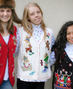 Stacks of Gingerbread Men Tacky Ugly Christmas Sweater Vest