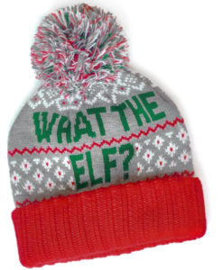 What The Elf Pom Pom Hat Stocking Cap